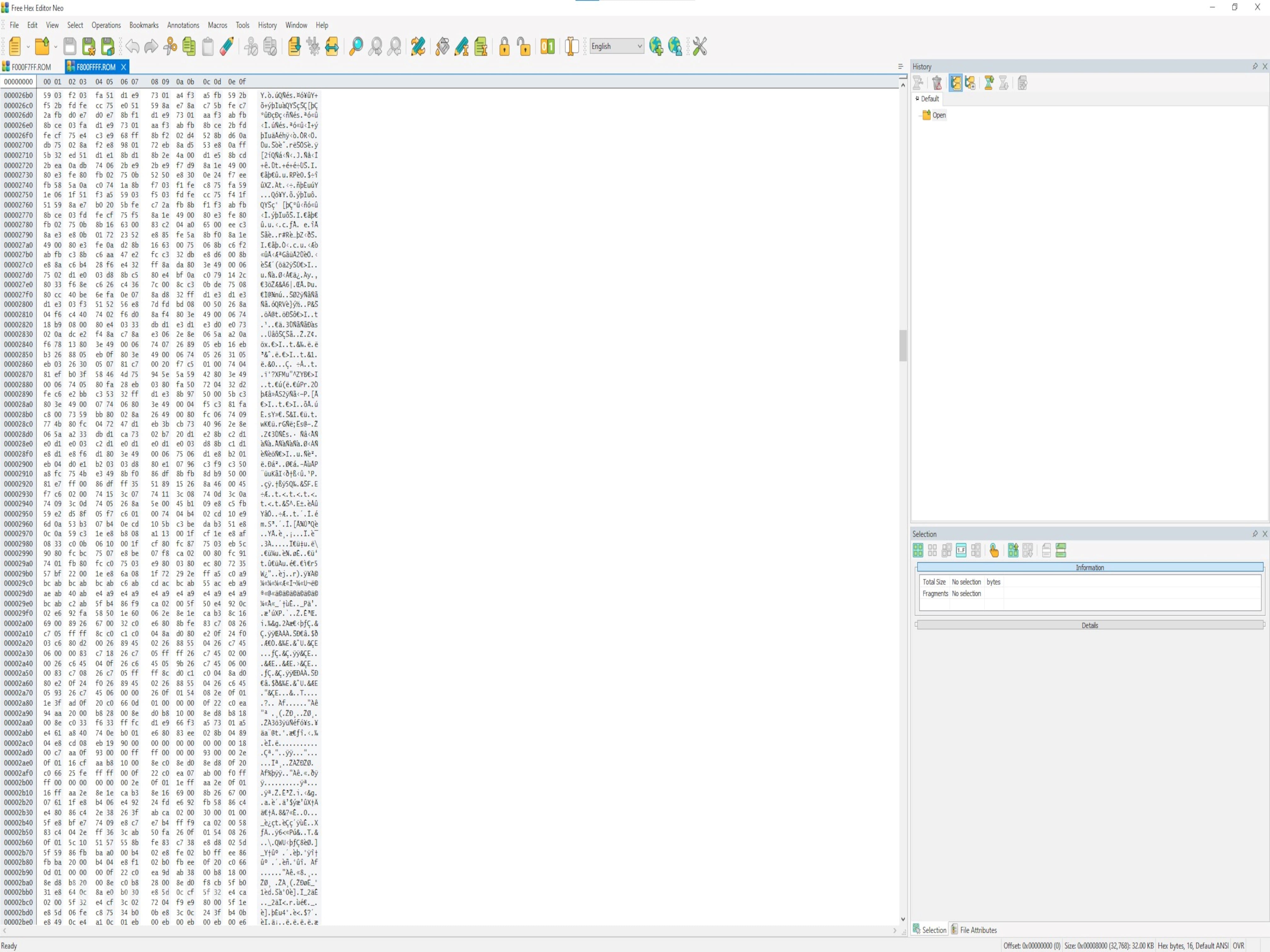 386sx pc model dc3621 bios setup hex editor screenshot