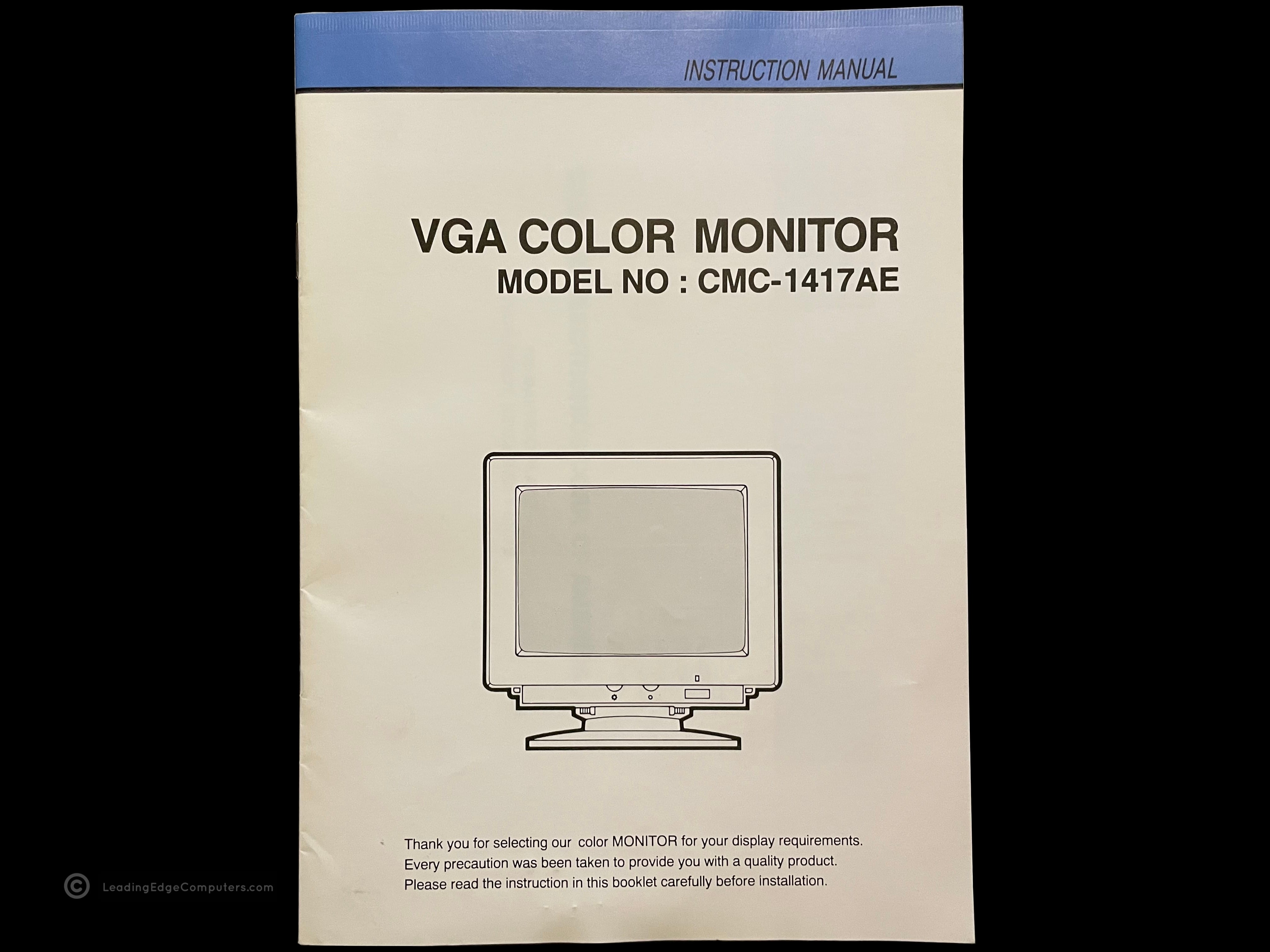 front cover of cmc-1417ae manual