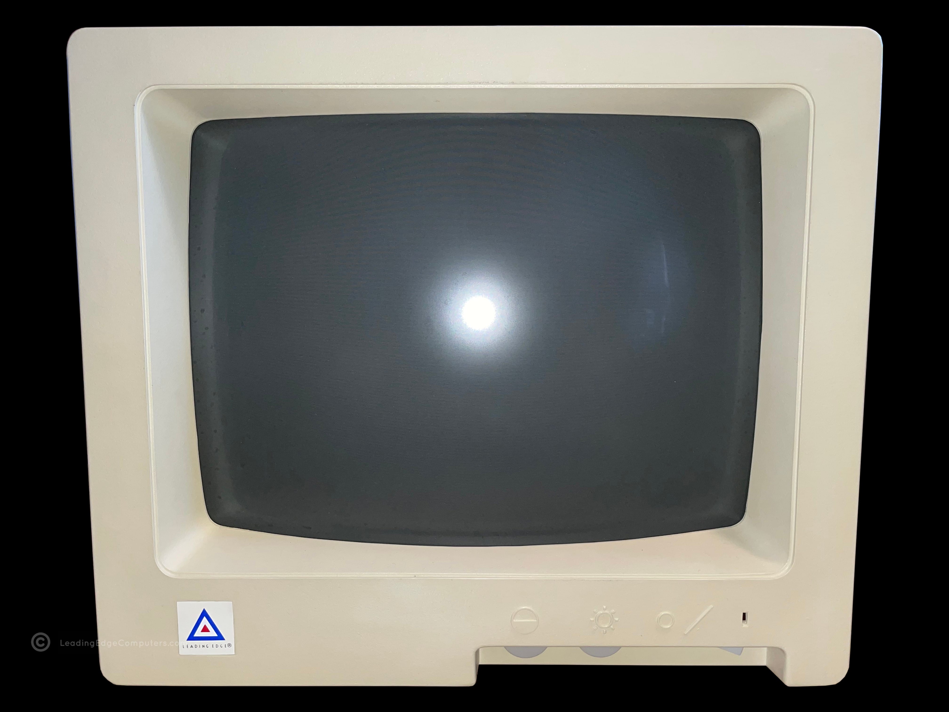 A photo of the Leading Edge DRC-1311 monitor as viewed from the front