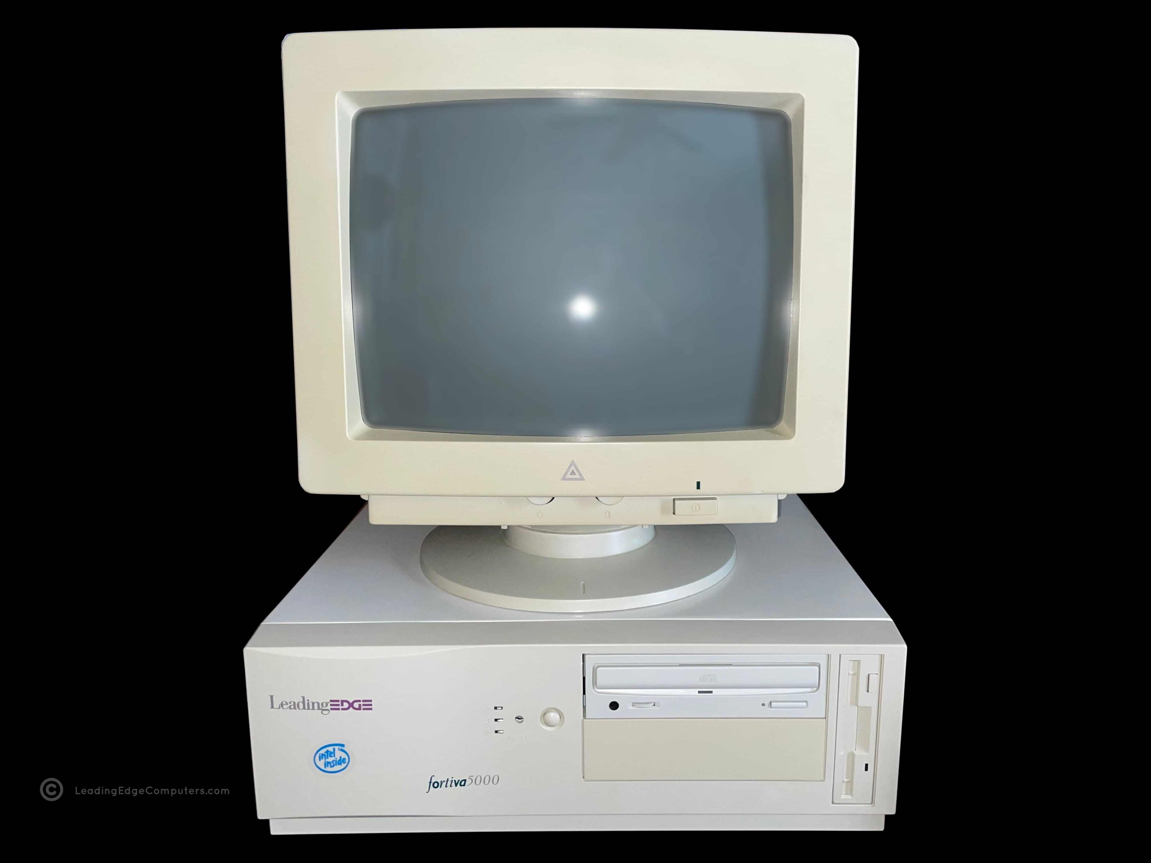 A photo of a Fortiva 5000 CPC 2800 paired with a CMC 1417AE color monitor