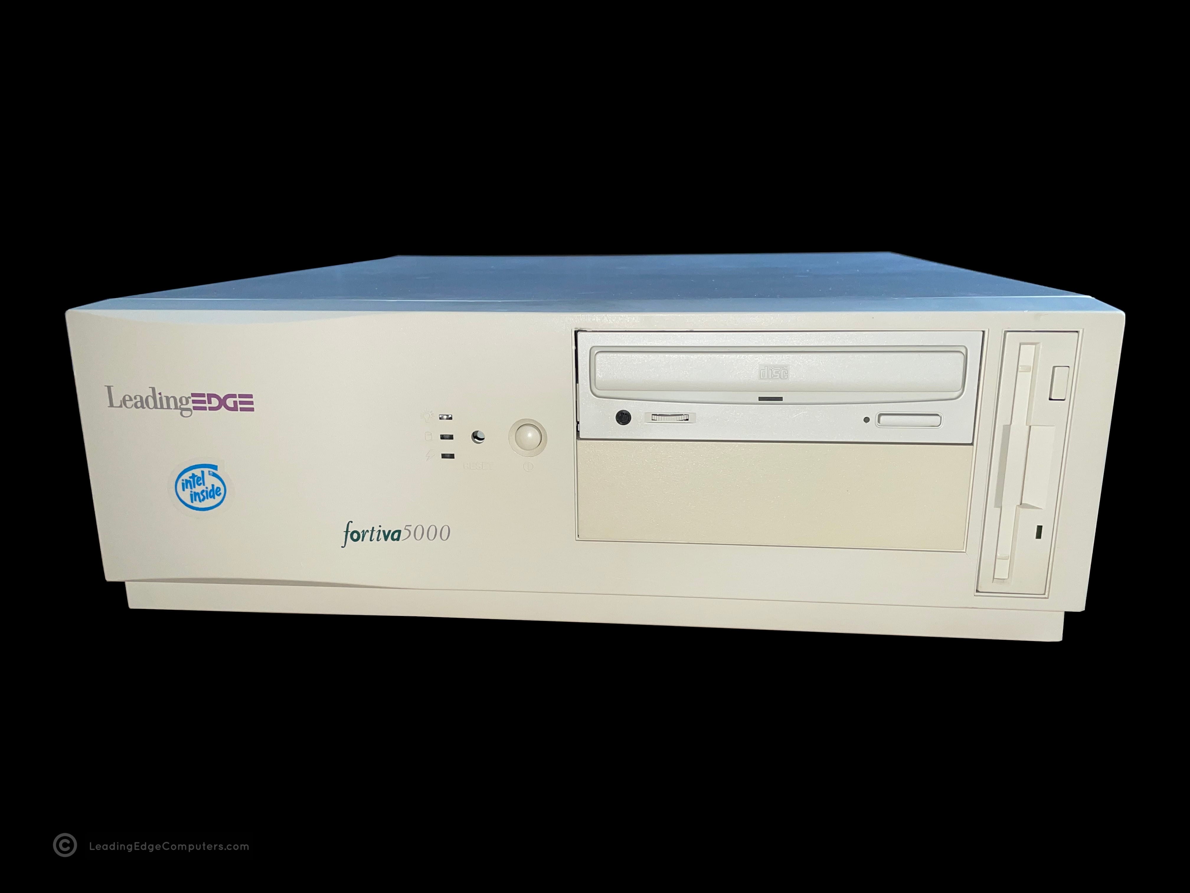 A photo of the front of a Fortiva 5000 CPC 2800 showing the revised Leading Edge logo