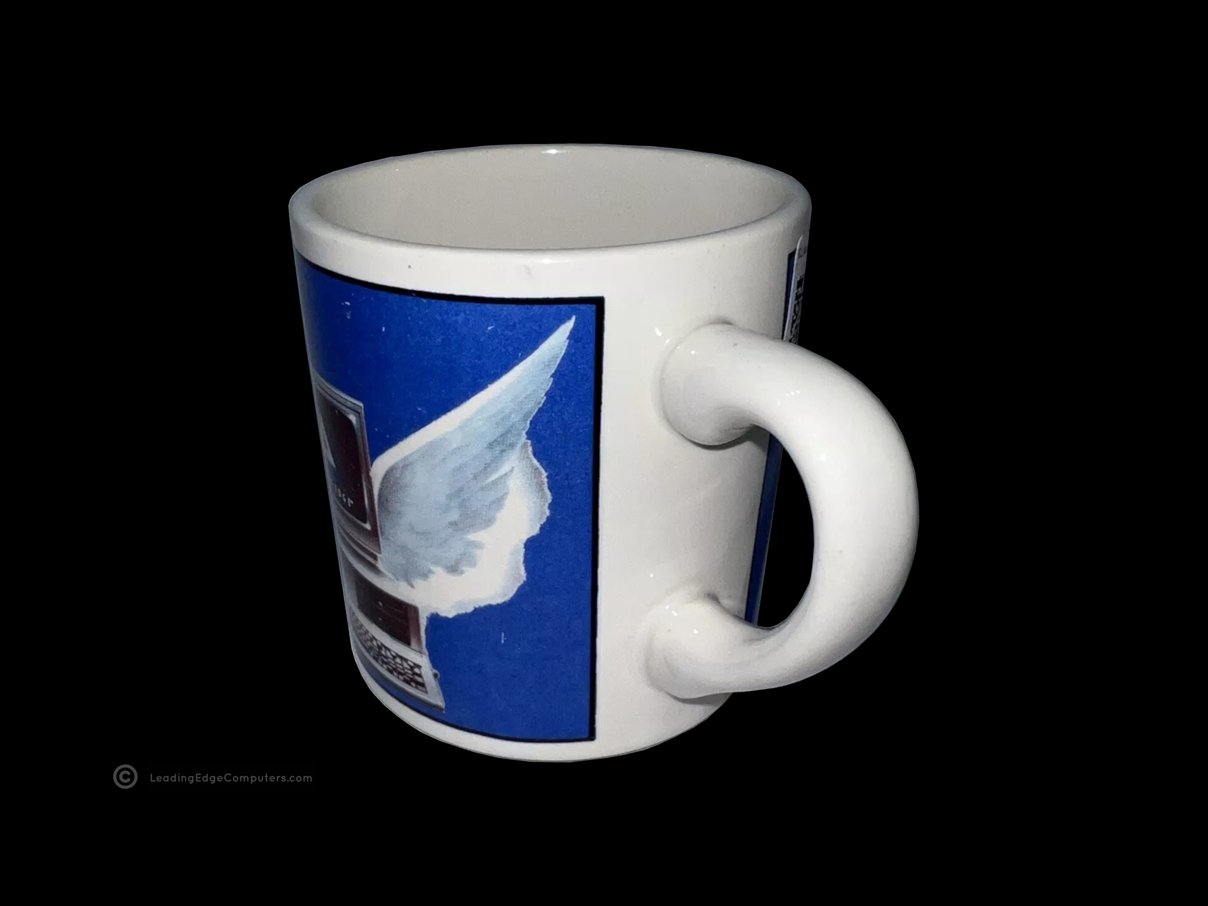 side of mug showing handle