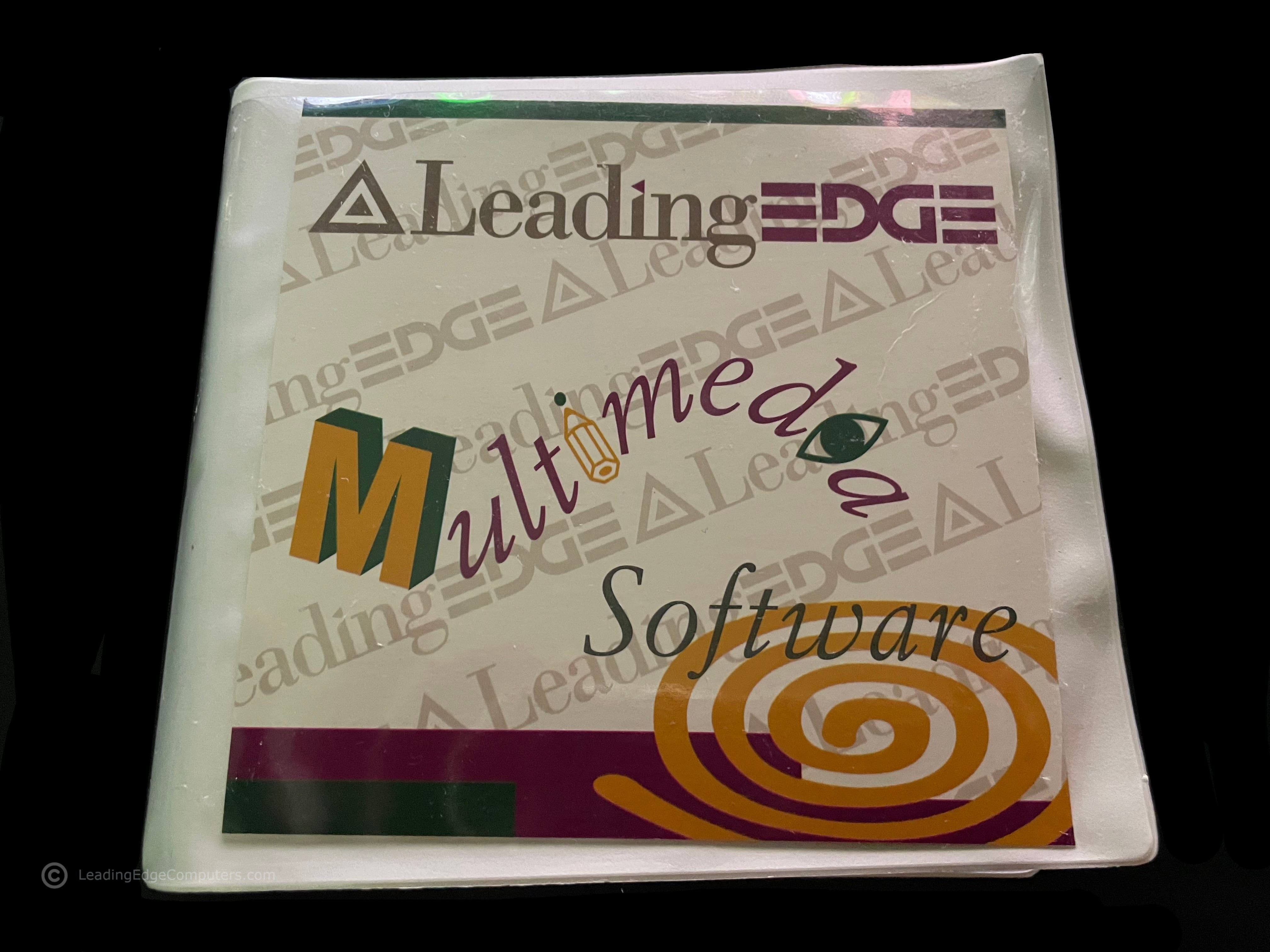 Multimedia Software pack closed showing the front cover