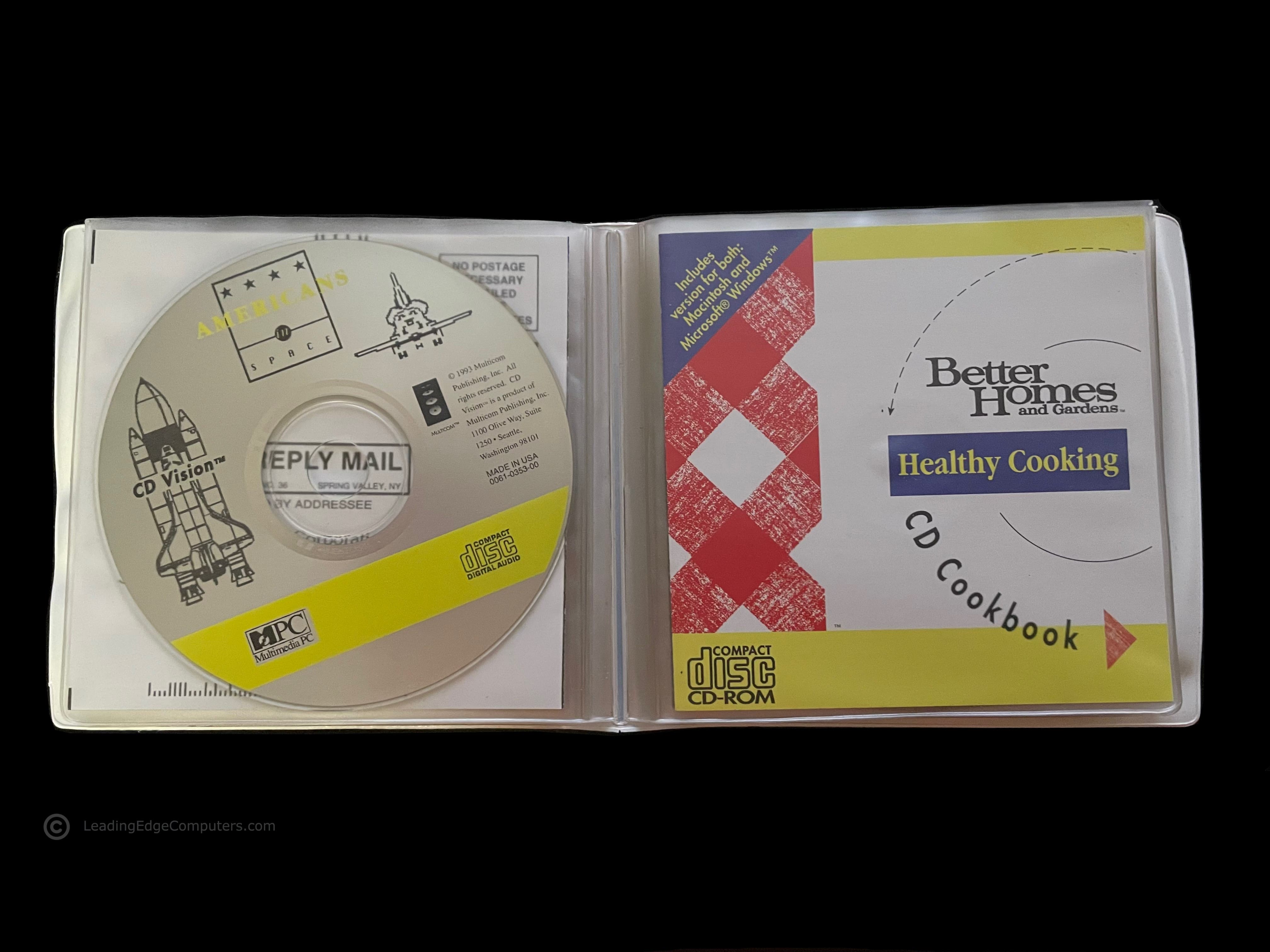 the cover slip for Better Homes and Gardens Healthy Cooking CD Cookbook
