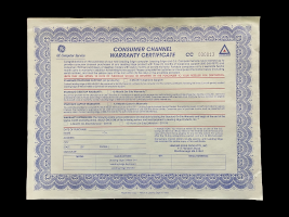 consumer channel warranty certificate
