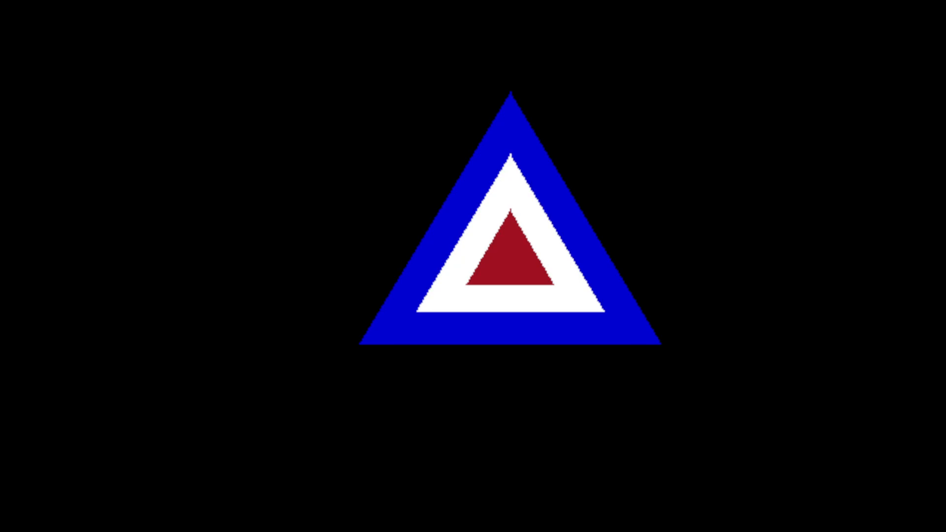 le logo dos vga screensaver